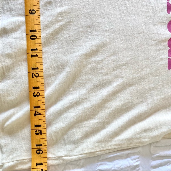 White Tee French Graphic J. Crew "Les jours de la semaine" crewneck Y2K - Picture 8 of 10